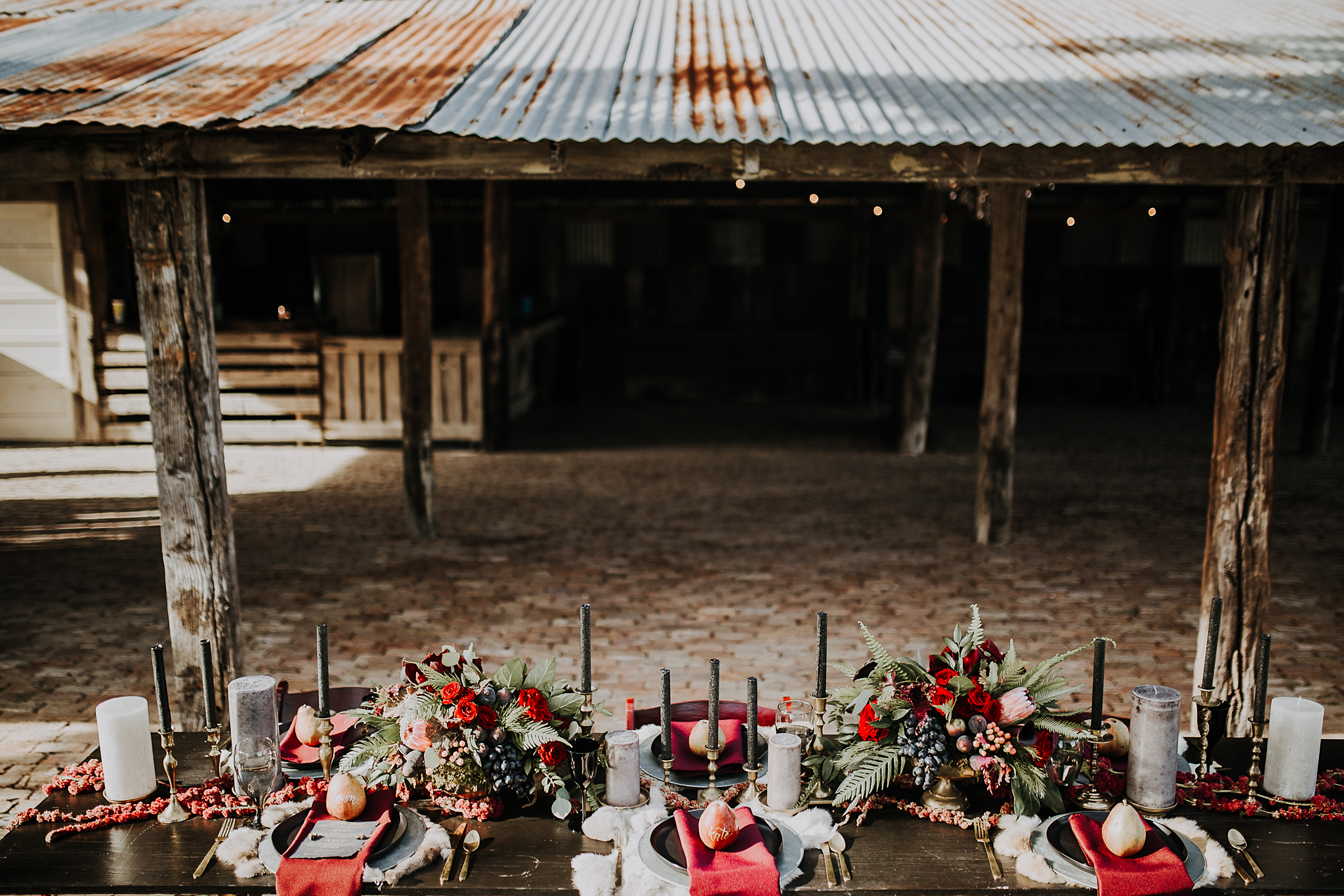 Boda en el bosque en invierno