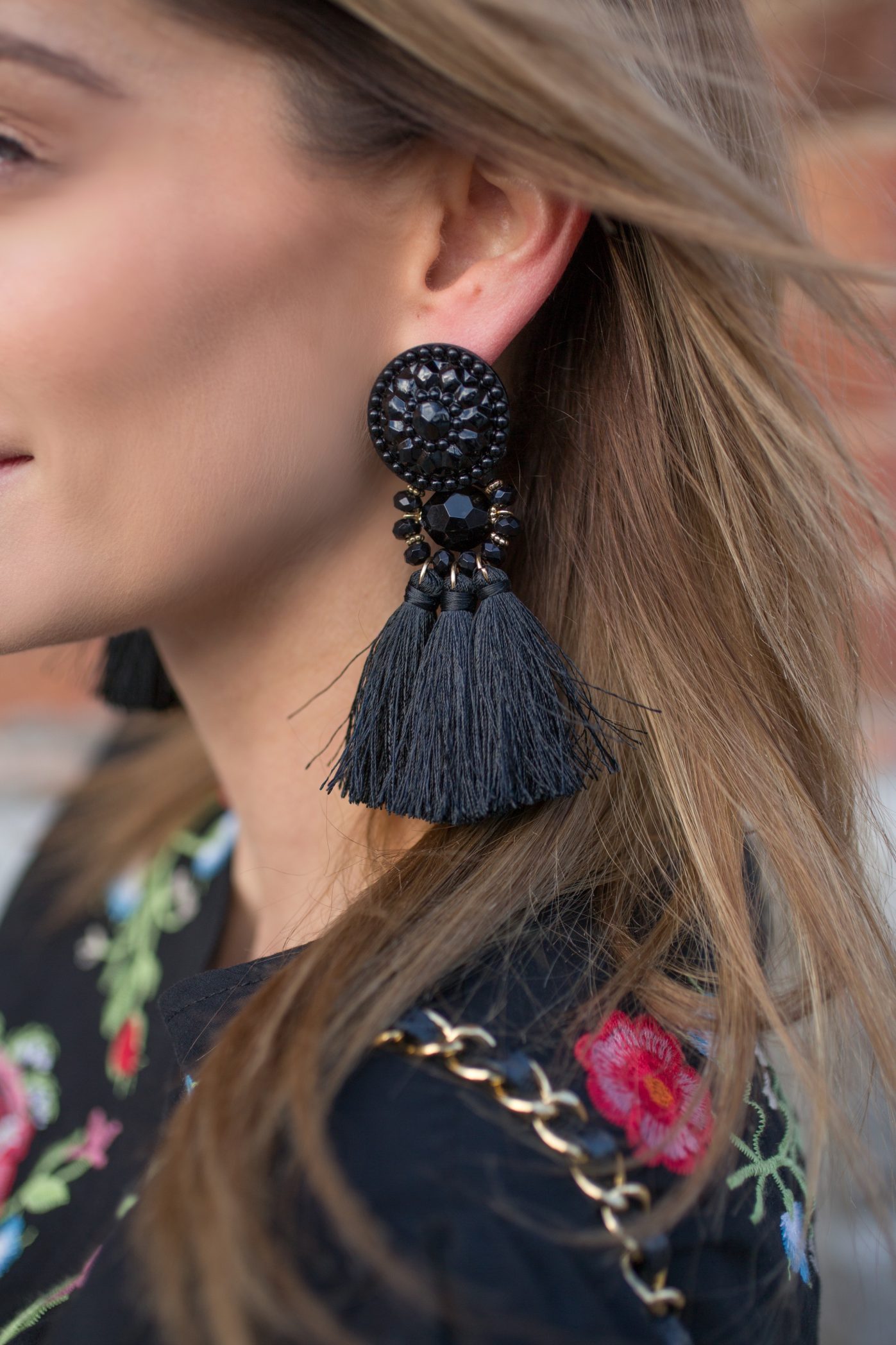 Aretes con tassels