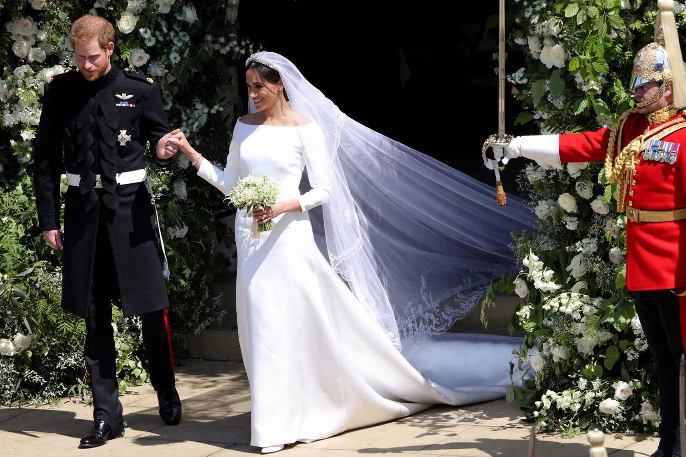 El vestido de novia de Meghan Markle