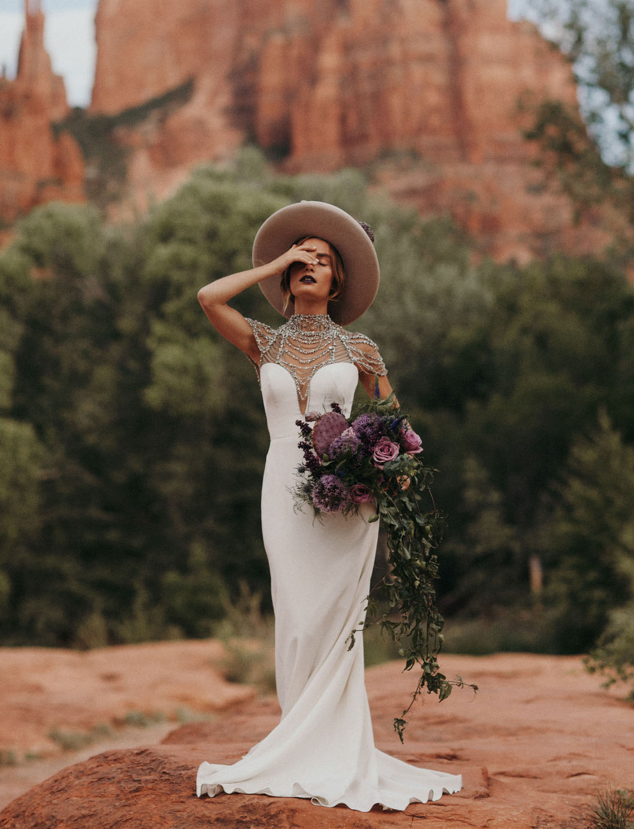 Sombreros para novia