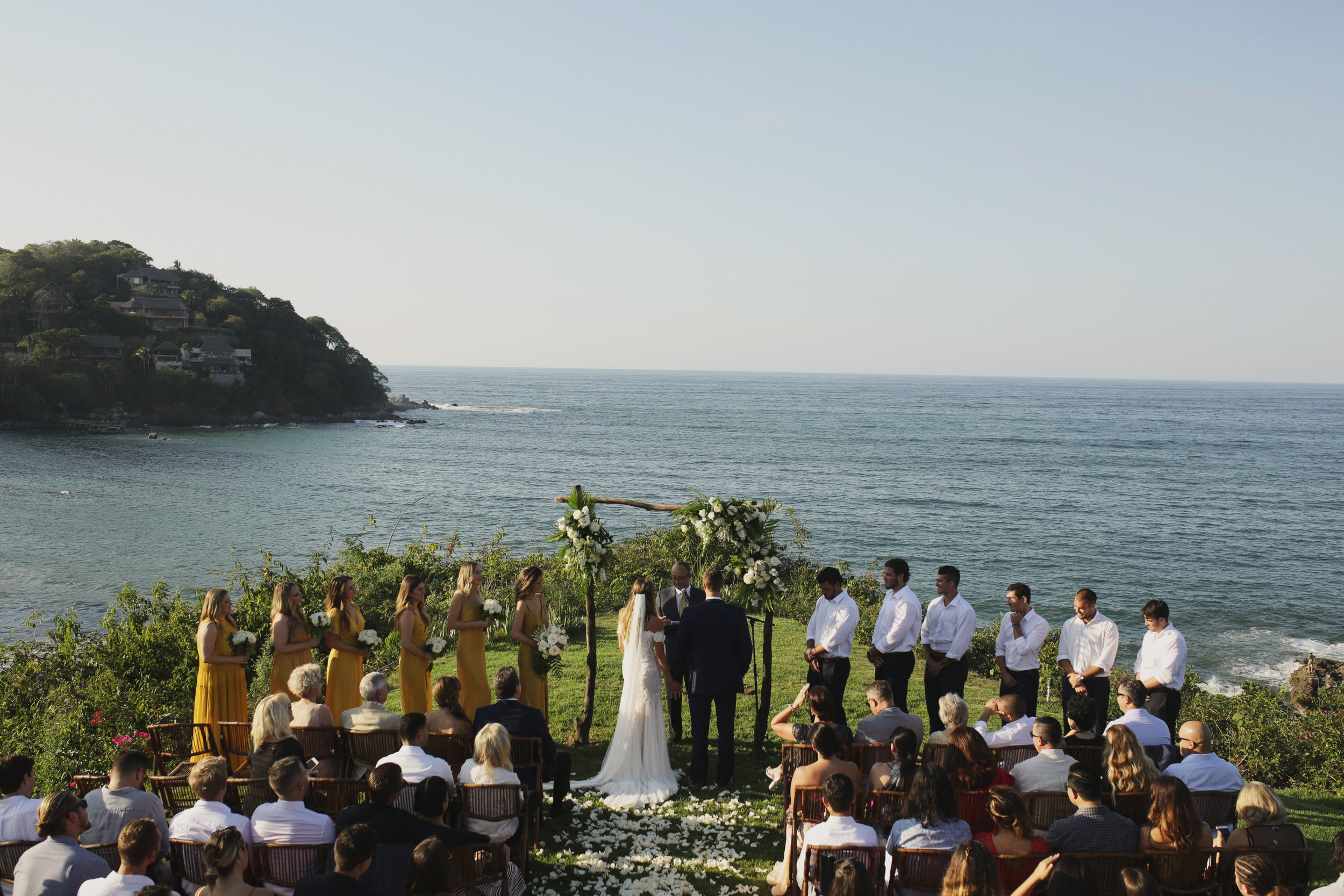 Boda romántica en la playa de Sayulita