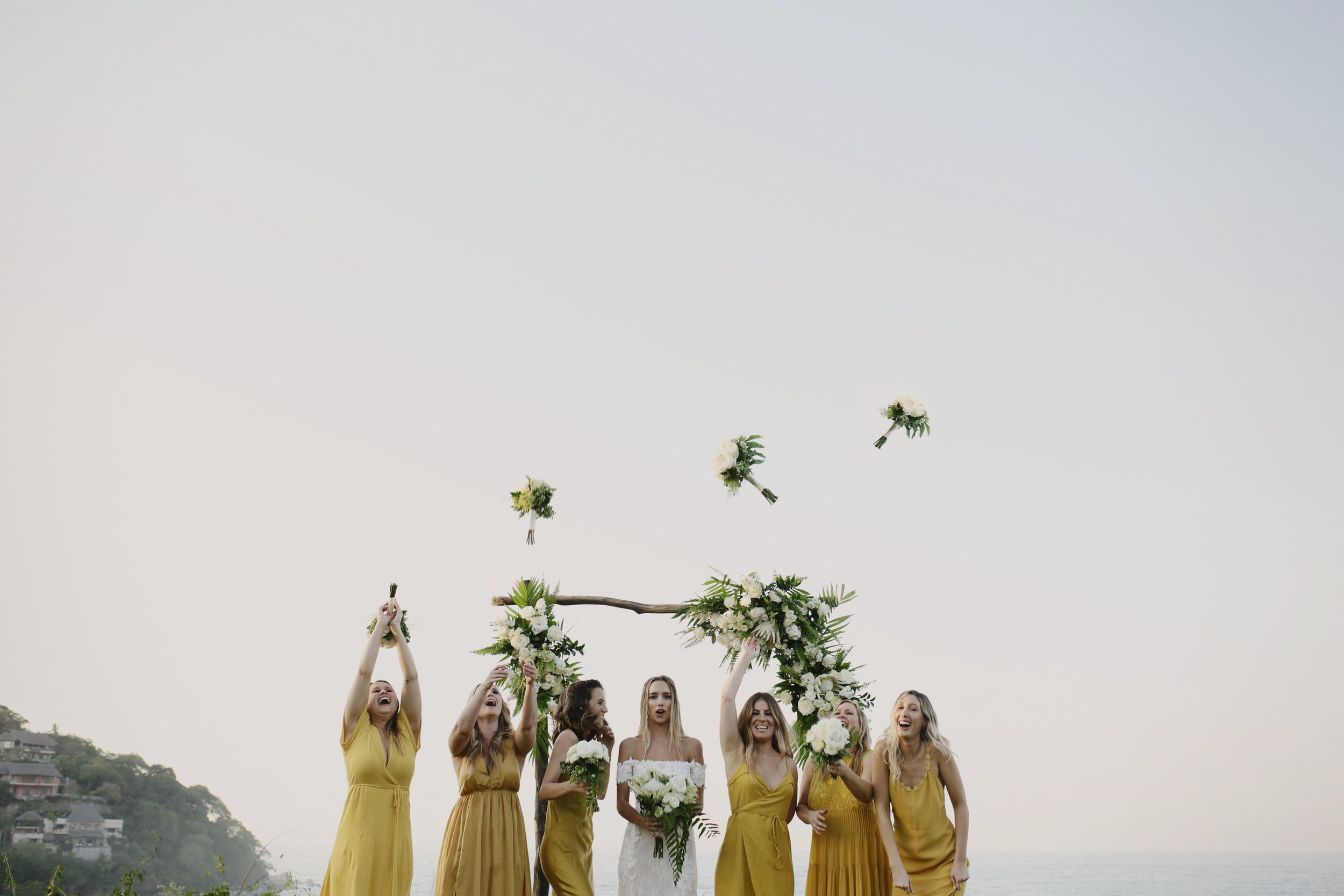 Boda romántica en la playa de Sayulita