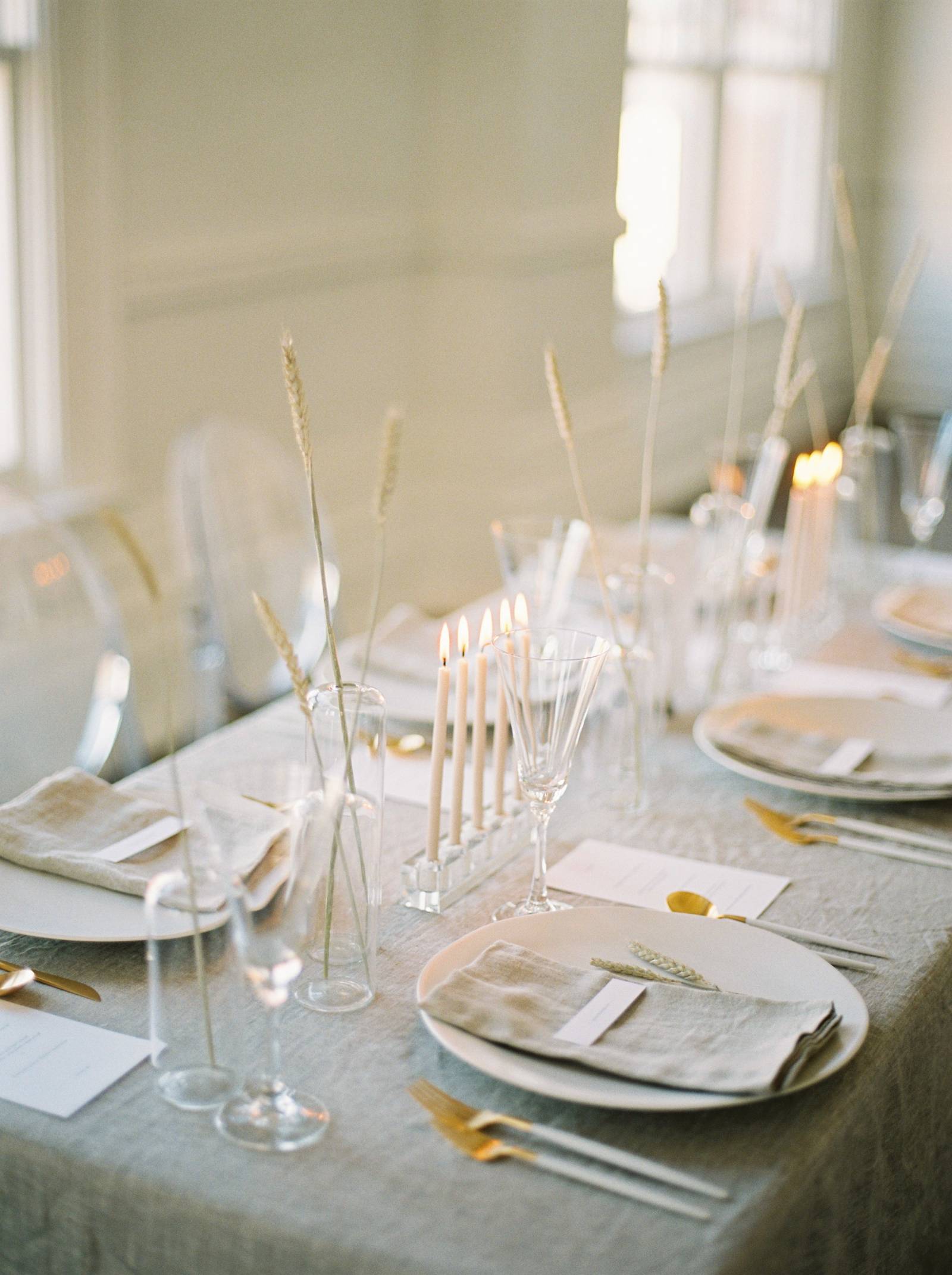 Cómo decorar una boda minimalista