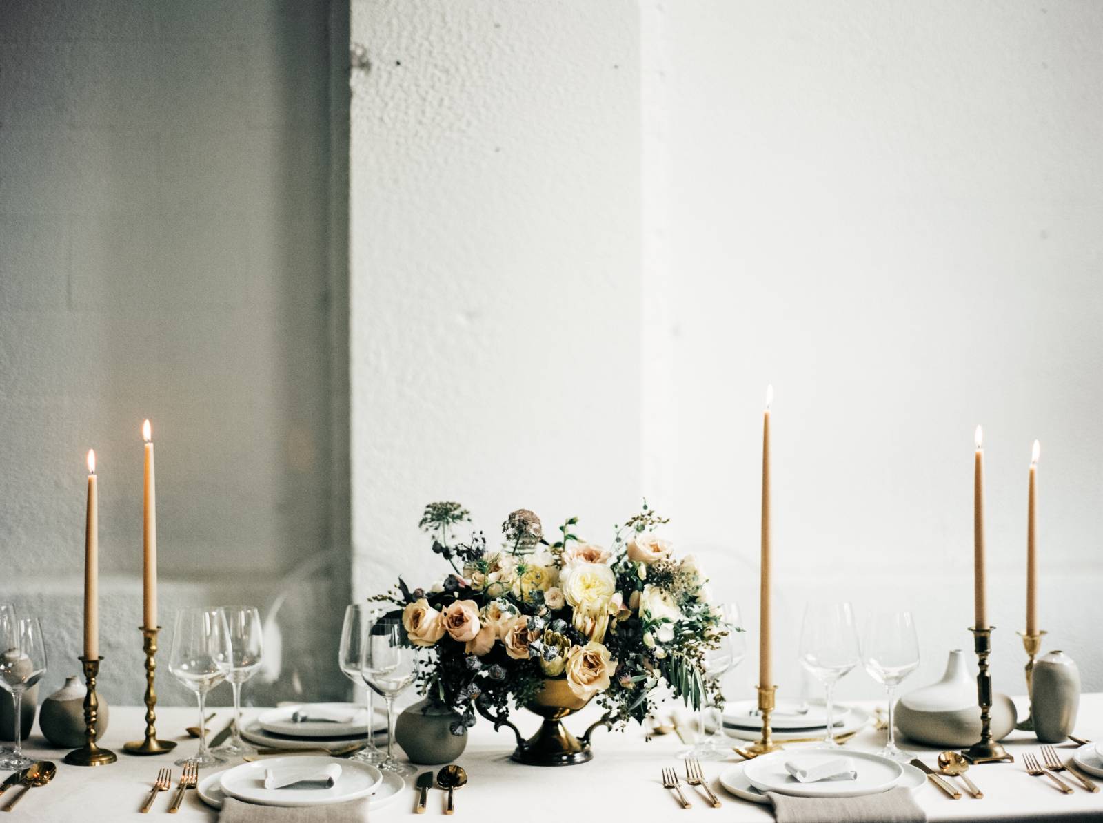 Cómo decorar una boda minimalista