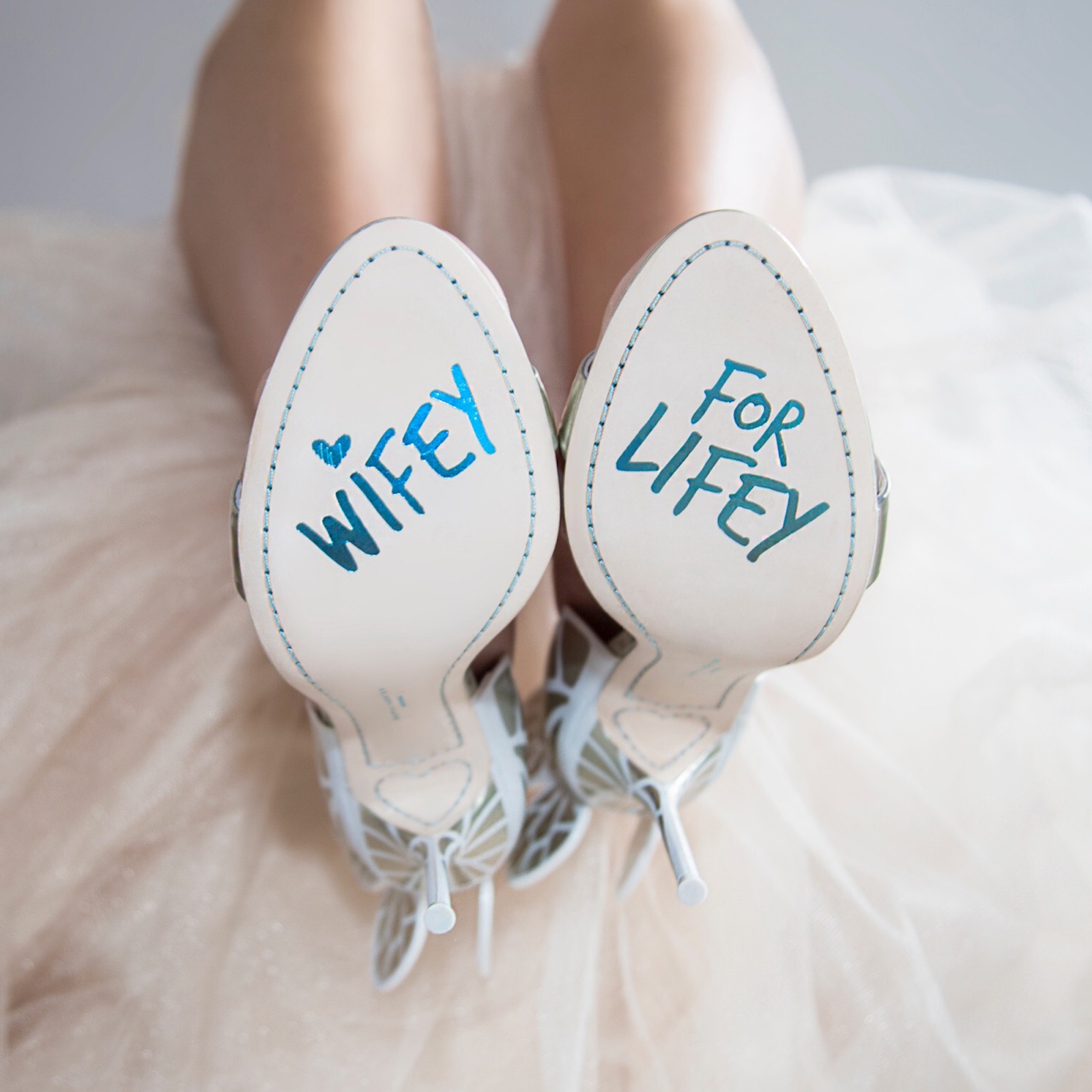 Zapatos de lujo para novias diferentes