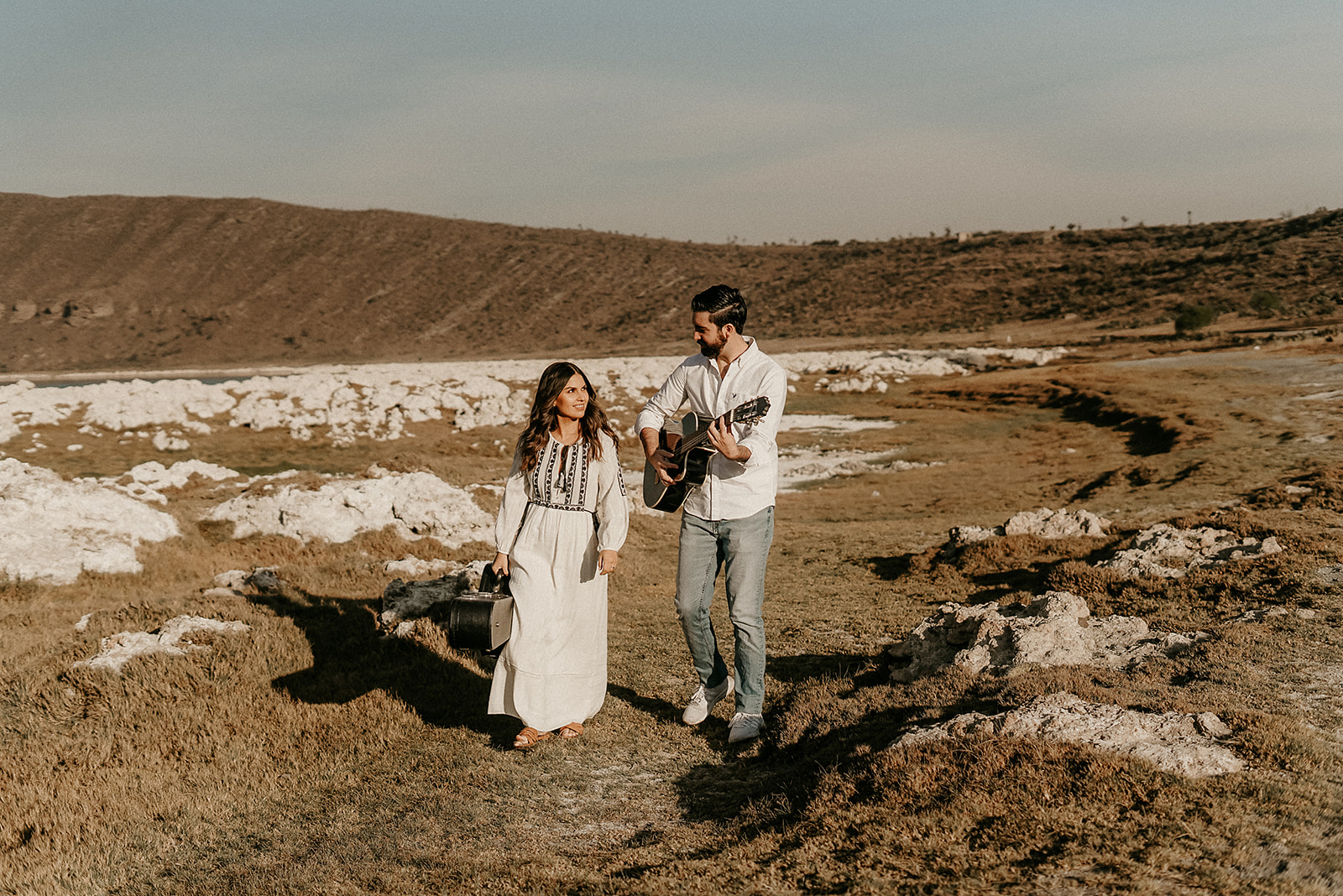 Sesión de fotos preboda en Achichilca, Puebla