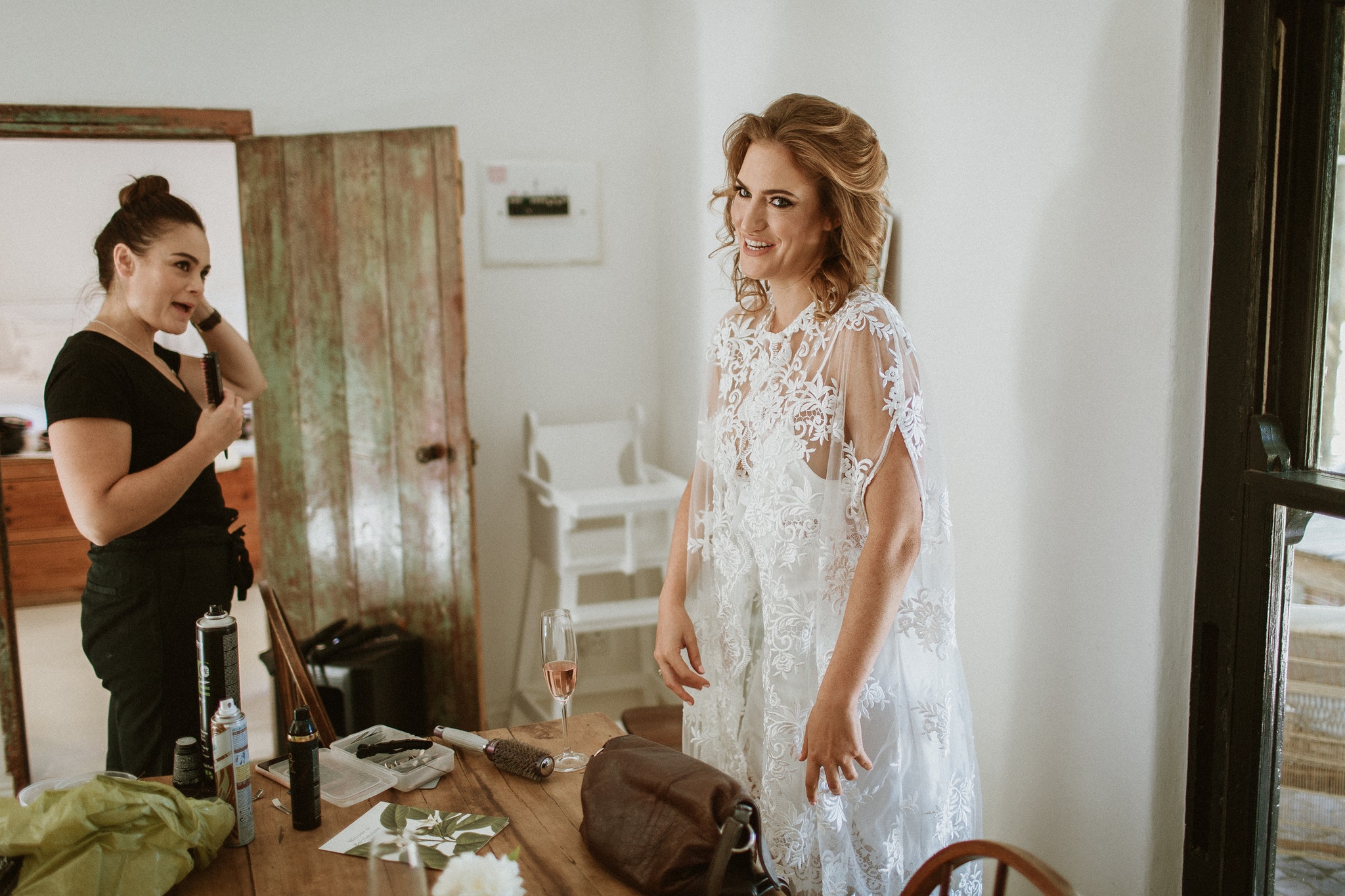 Una boda en los viñedos y montañas de Sudáfrica