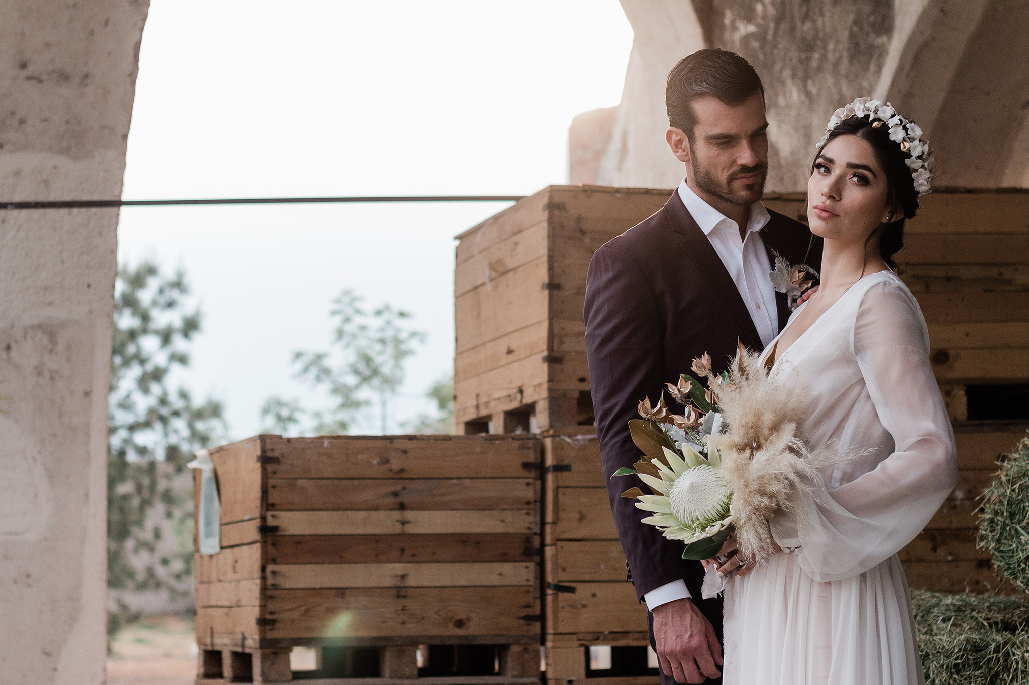 Inspiración para una boda bohemia 