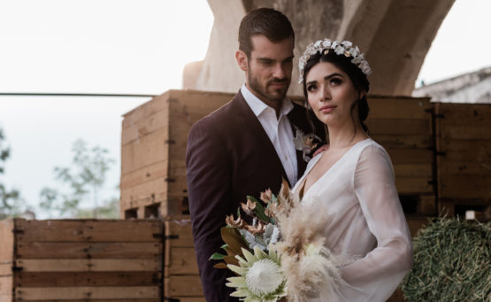 Inspiración para una boda bohemia