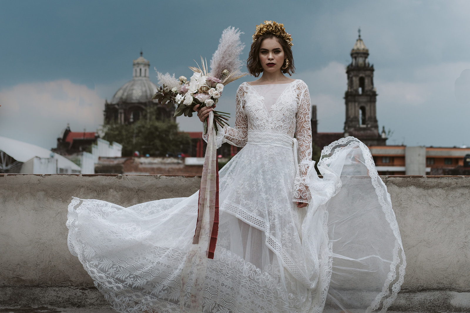 Tres Cuartos shooting editorial en la ciudad de méxico