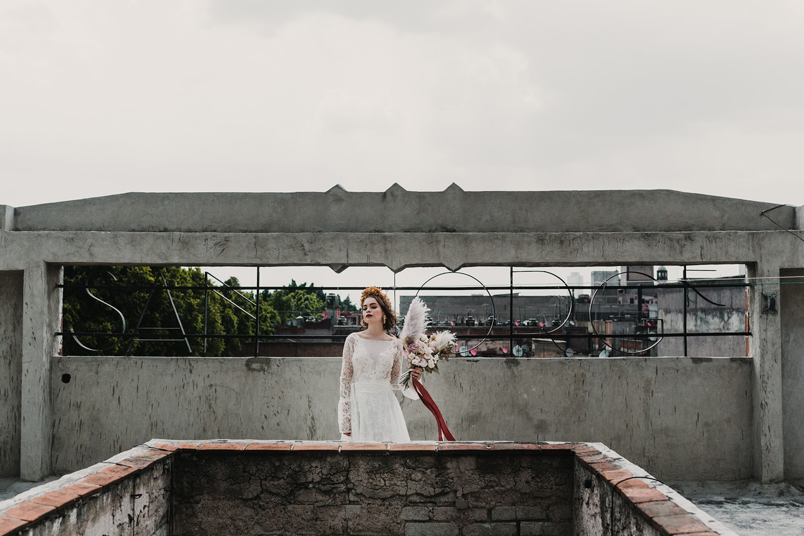 Tres Cuartos shooting editorial en la ciudad de méxico