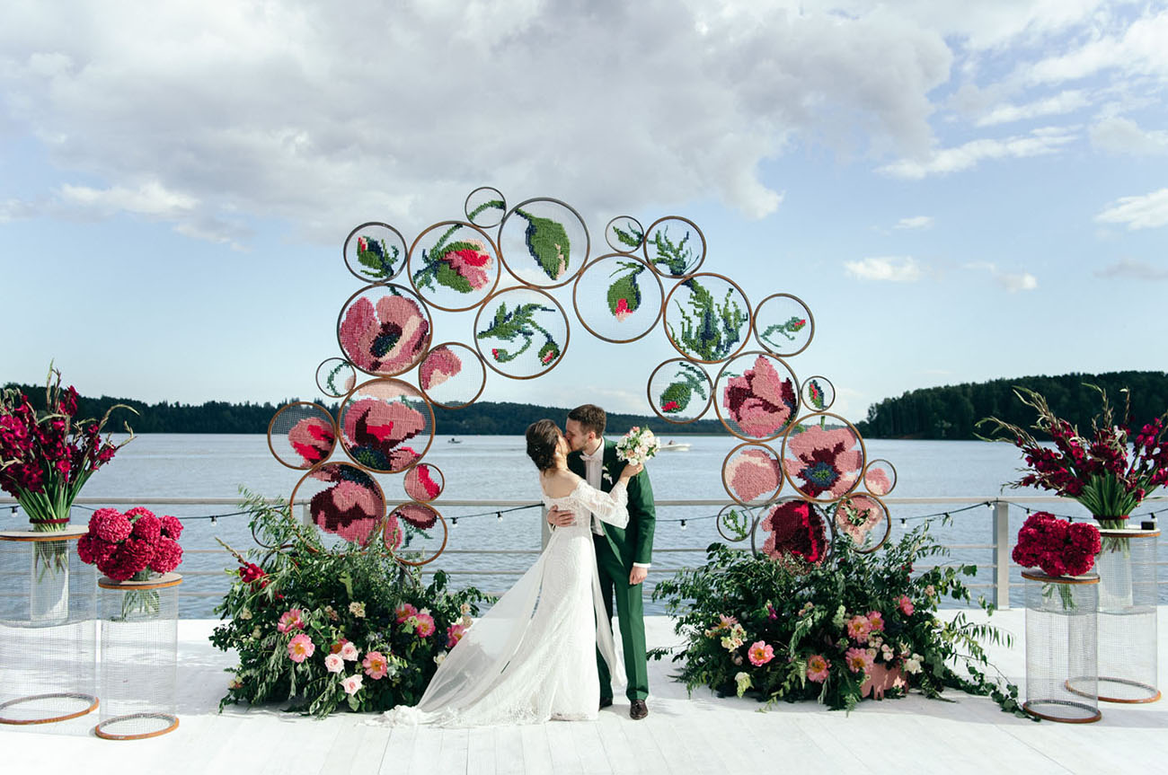 Los backdrops de boda más bonitos