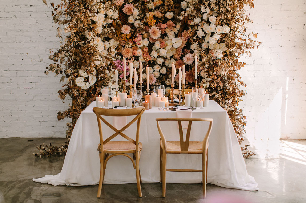 Los backdrops de boda más bonitos