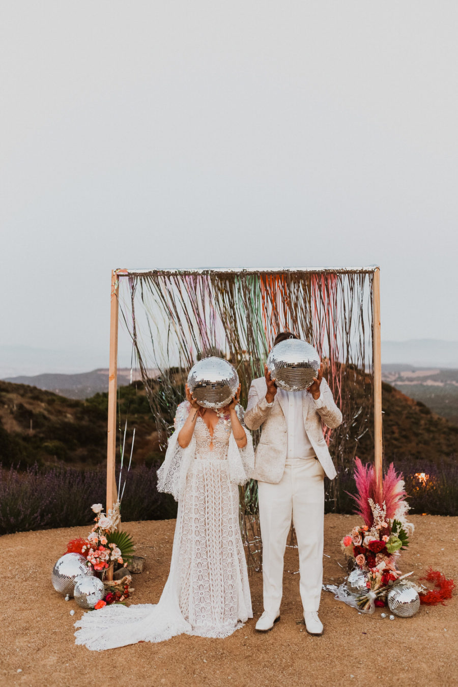 Bolas disco para boda